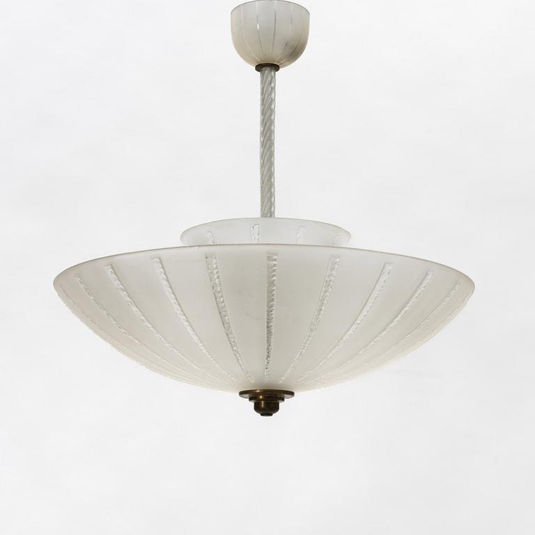 A Swedish Modern ceiling light, mid 20th Century.