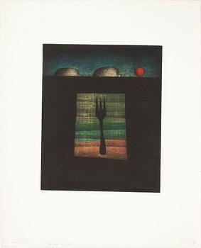 Tomoe Yokoi · TOMOE YOKOI, etsning, signerad o numrerad 21/75.