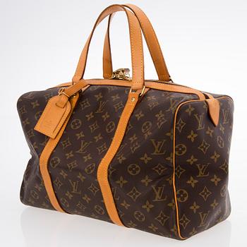 MONOGRAM CANVAS KEEPALL 35 BAG.
