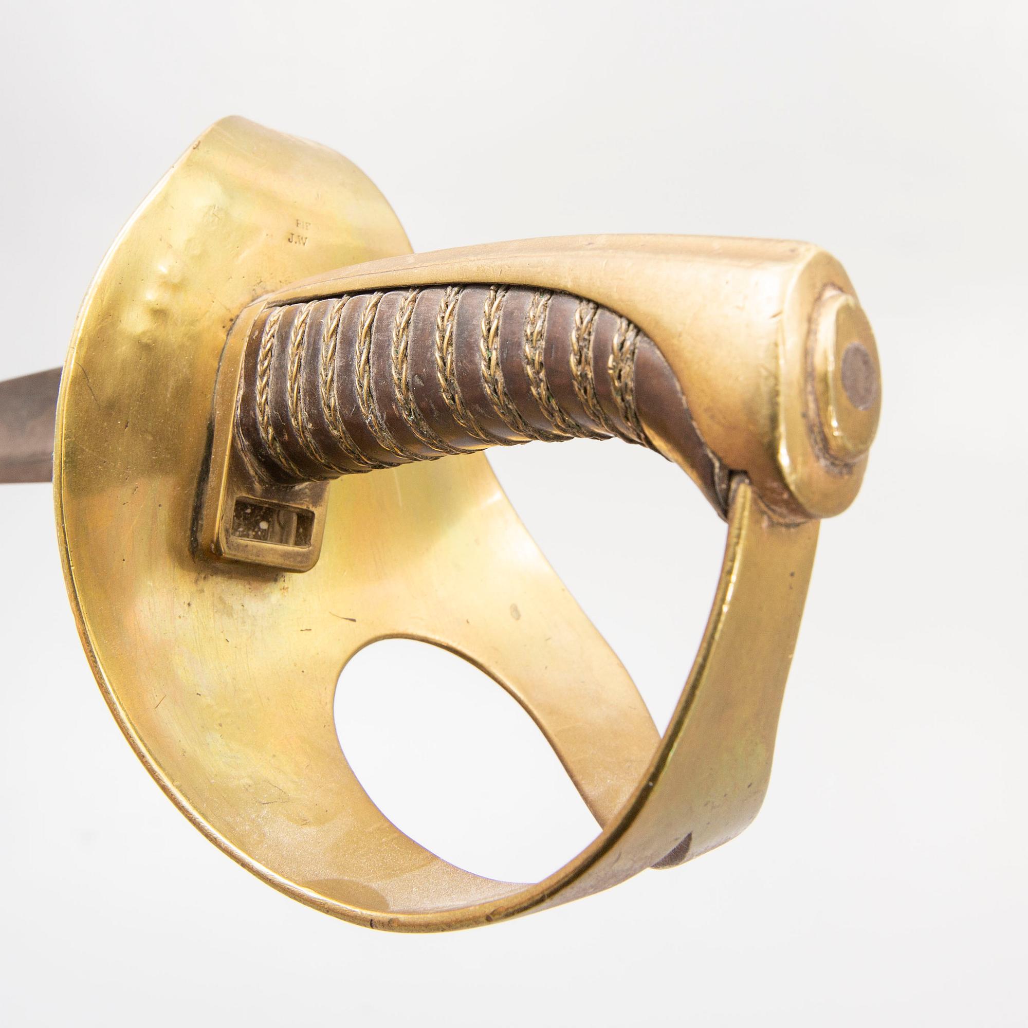 A pair of Swedish cavalry swords 1854 pattern.