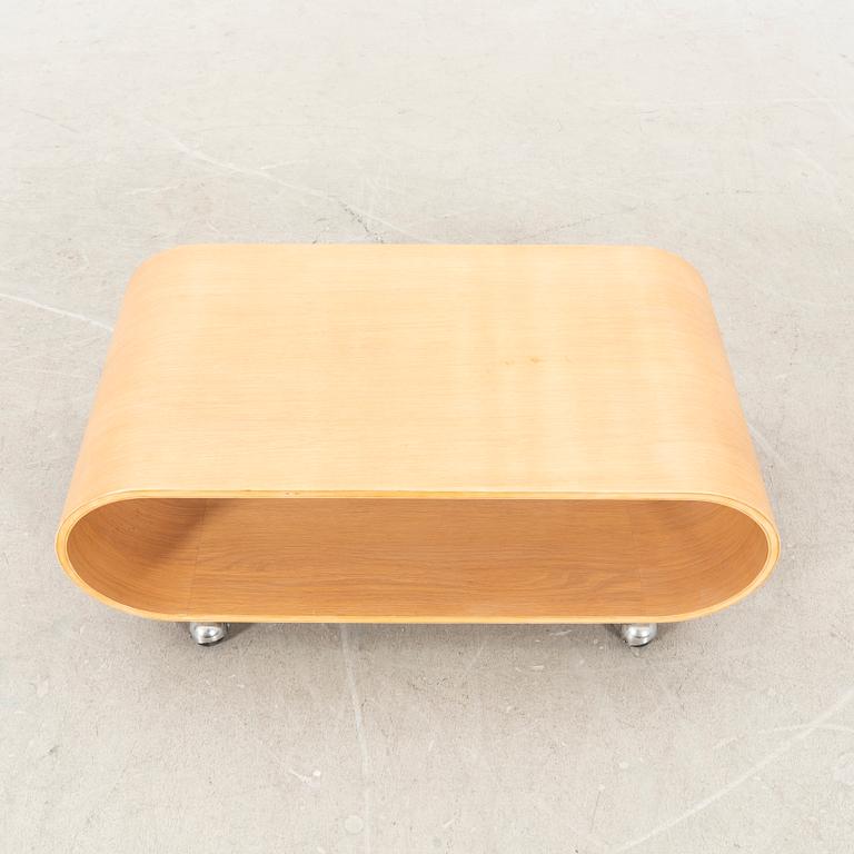 Peter Eklås, coffee table / media bench, "Velodrome", Designtorget, 2000s.