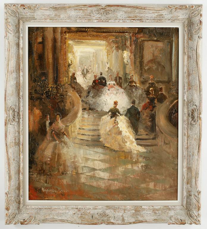LUDWIG GSCHOSSMANN, olja på duk, signerad.