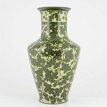 Peder Möller, a flintware Art Nouveau vase, Gustafsberg, 1899.