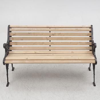 A garden sofa, 20th century.