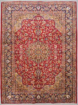 A carpet, Najafabad, around 420 x 297 cm.