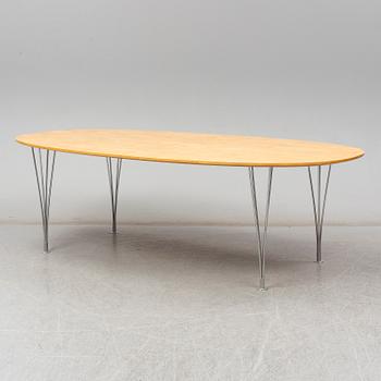 PIET HEIN & BRUNO MATHSSON, a 'Superellips' birch table, Mathsson International AB/Fritz Hansen.