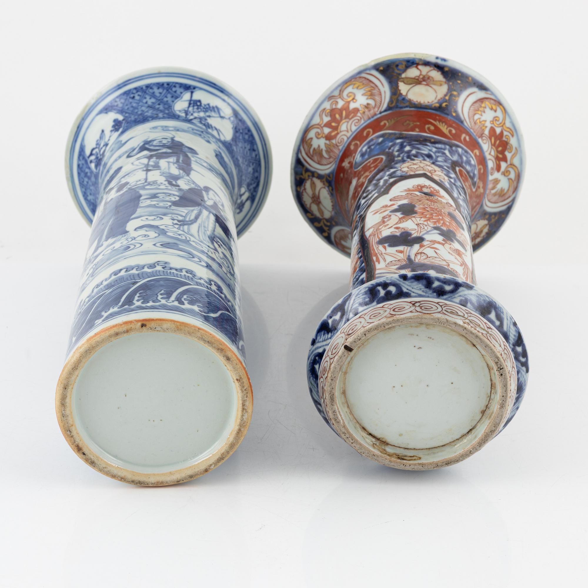 Two vases. Japan and China. 20th century.