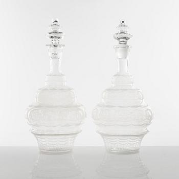 Simon Gate, a 46-piece 'Molnet' glass service, Orrefors.