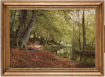 Peder Mork Mönsted, Picnic in the woods.