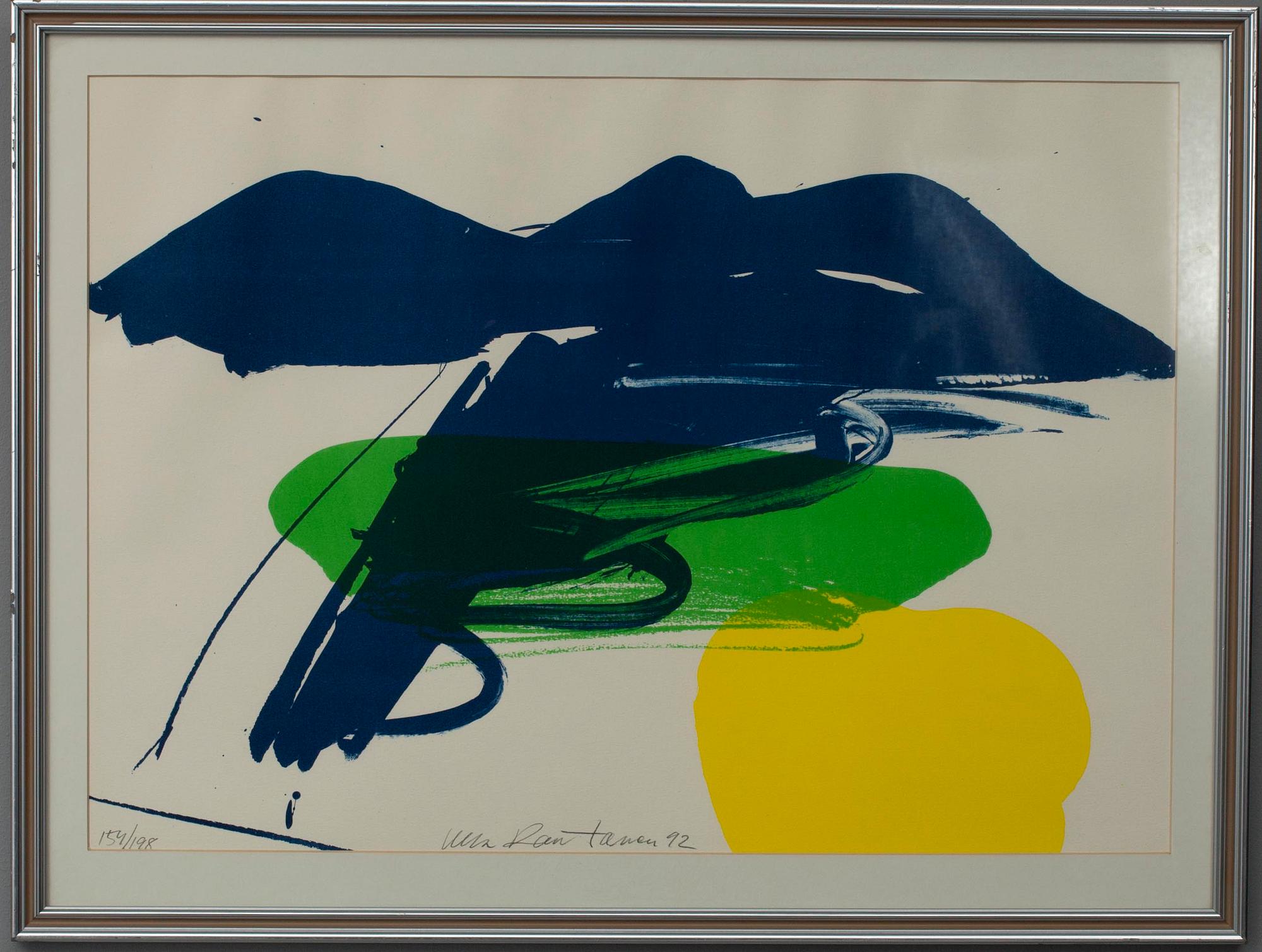 ULLA RANTANEN, litografi, numr. 154/198, sign. och dat. -92.