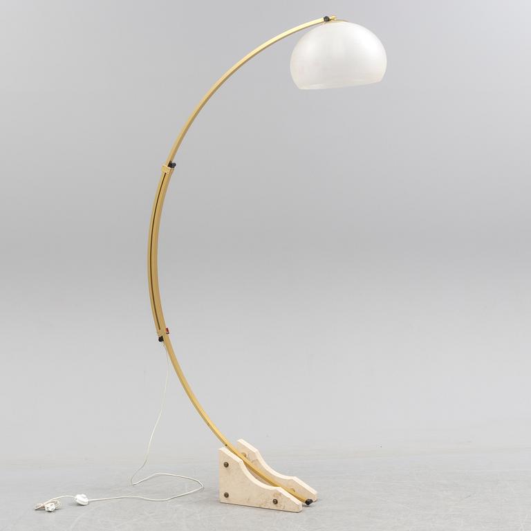 A 1980s brass floor light from Garali.