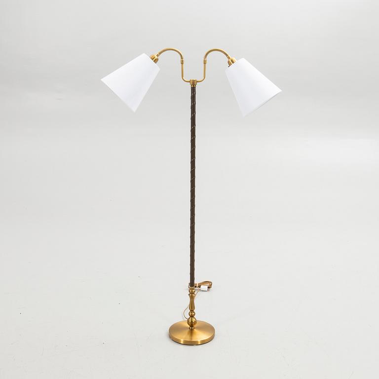 Einar Bäckströms Metallvarufabrik, floor lamp, mid-20th century.