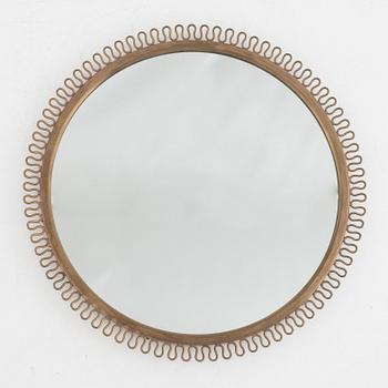 A Swedish Modern mirror, 1940's/50's.