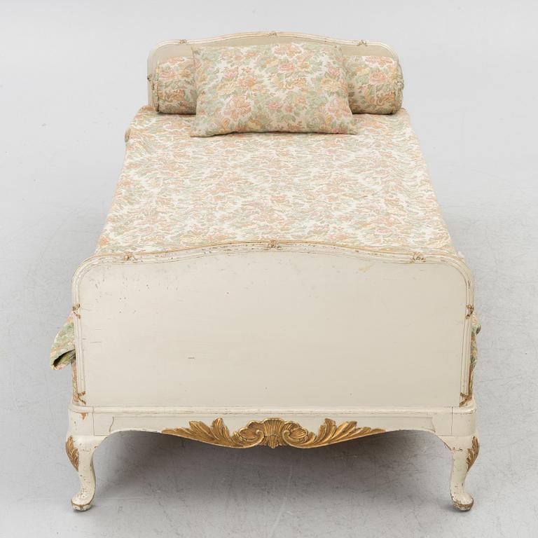 A Rococo.style bed, first half of the 20th century.