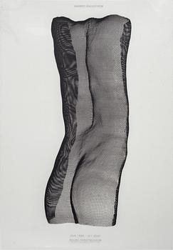 BARBRO BÄCKSTRÖM, utställningsaffisch, screentryck på plast.