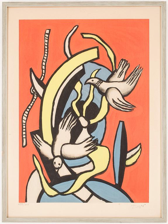 FERNAND LEGER, efter, litografi, stämpelsignerad och numerad 158/300.
