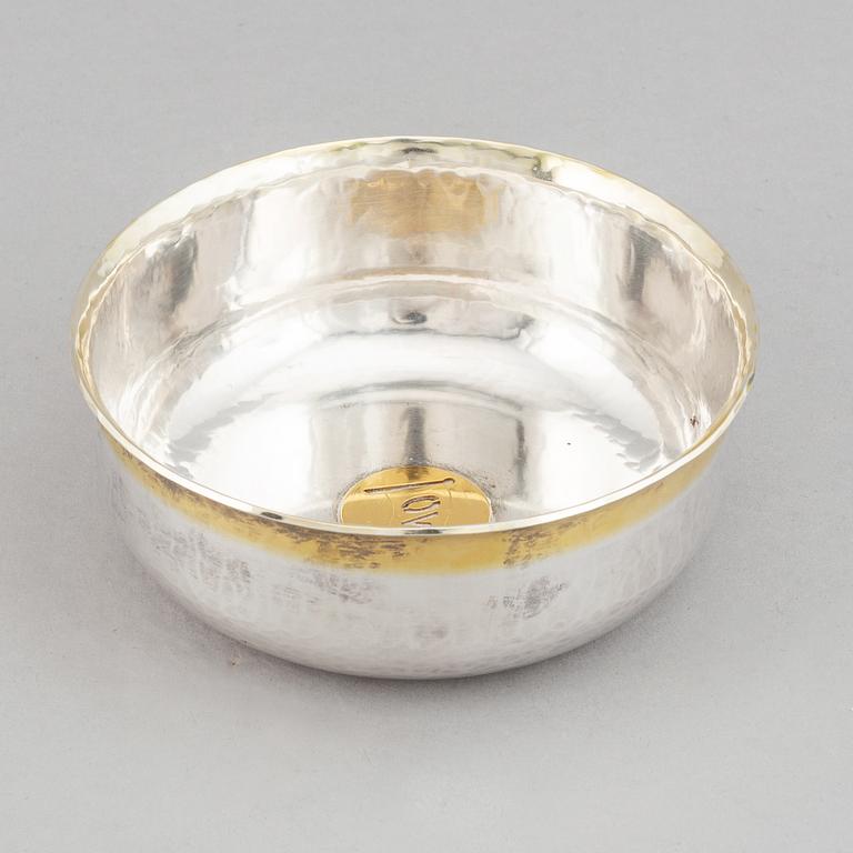 Bengt Liljedahl, a sterling silver bowl, Stockholm 2009.