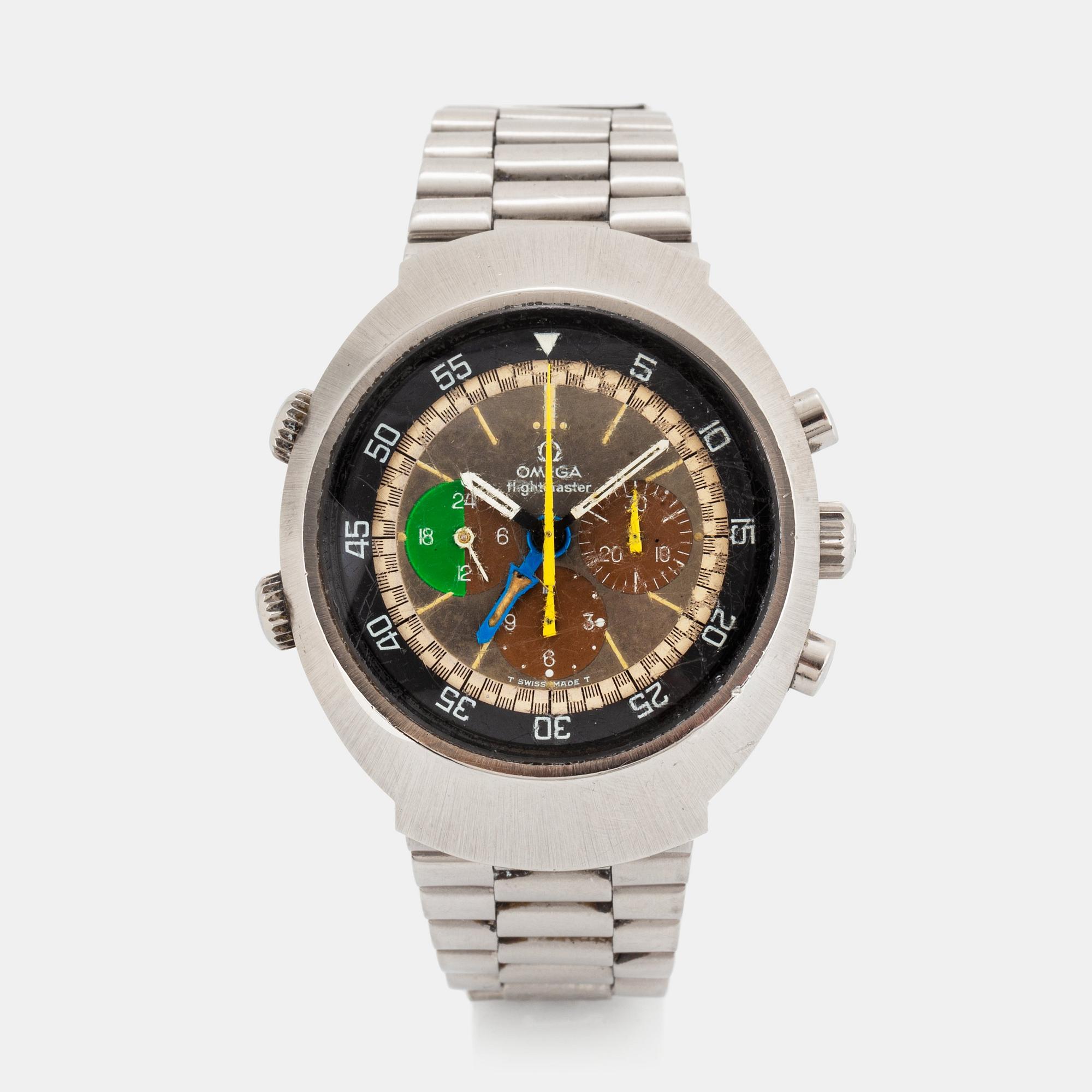 Omega, Flightmaster, chronograph, "Tropical Dial".