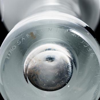 Timo Sarpaneva, konstglas, signerad Timo Sarpaneva 1956. Iittala.