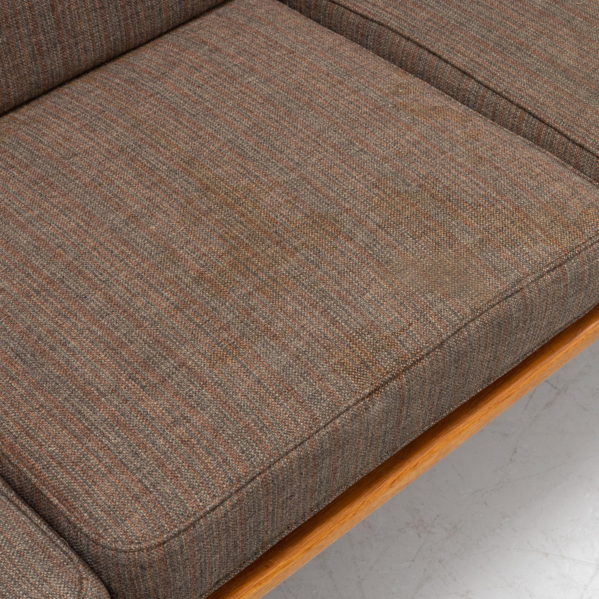 A teak sofa and easy chair, 'Esbjerg', IKEA, 1950-60s.