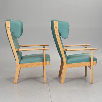FÅTÖLJER, ett par. Hans J Wegner, GETAMA, Gedsted. 1900-tal.