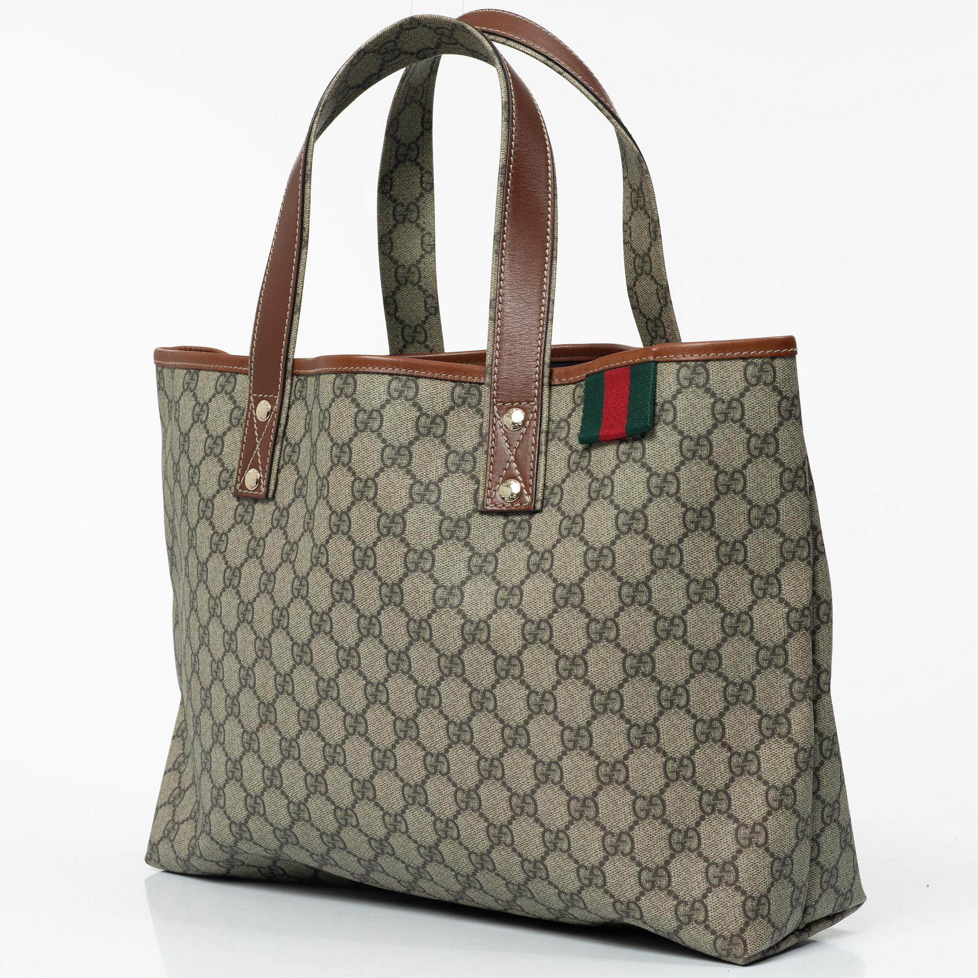 Gucci, A monogram canvas Tote Bag.