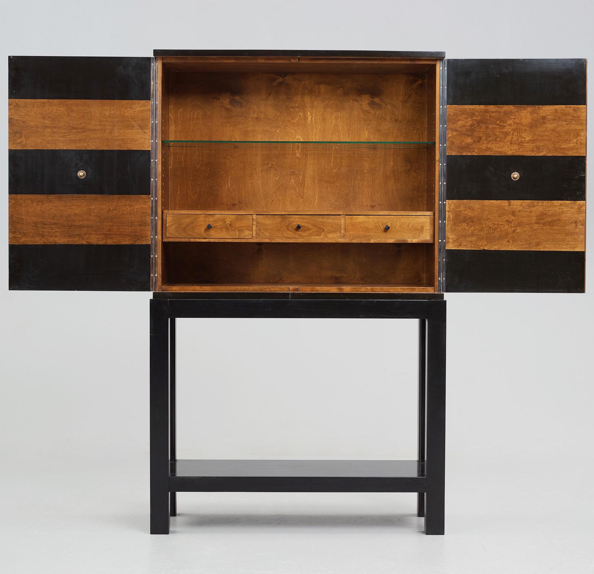 Otto Schulz, a pair of Swedish Grace cabinets for Boet, Gothenburg 1930's.