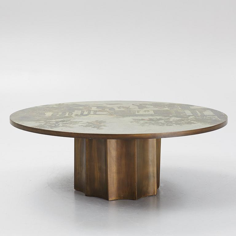 Philip & Kelvin LaVerne, an "Odyssey" coffee table, USA 1960s-70s.