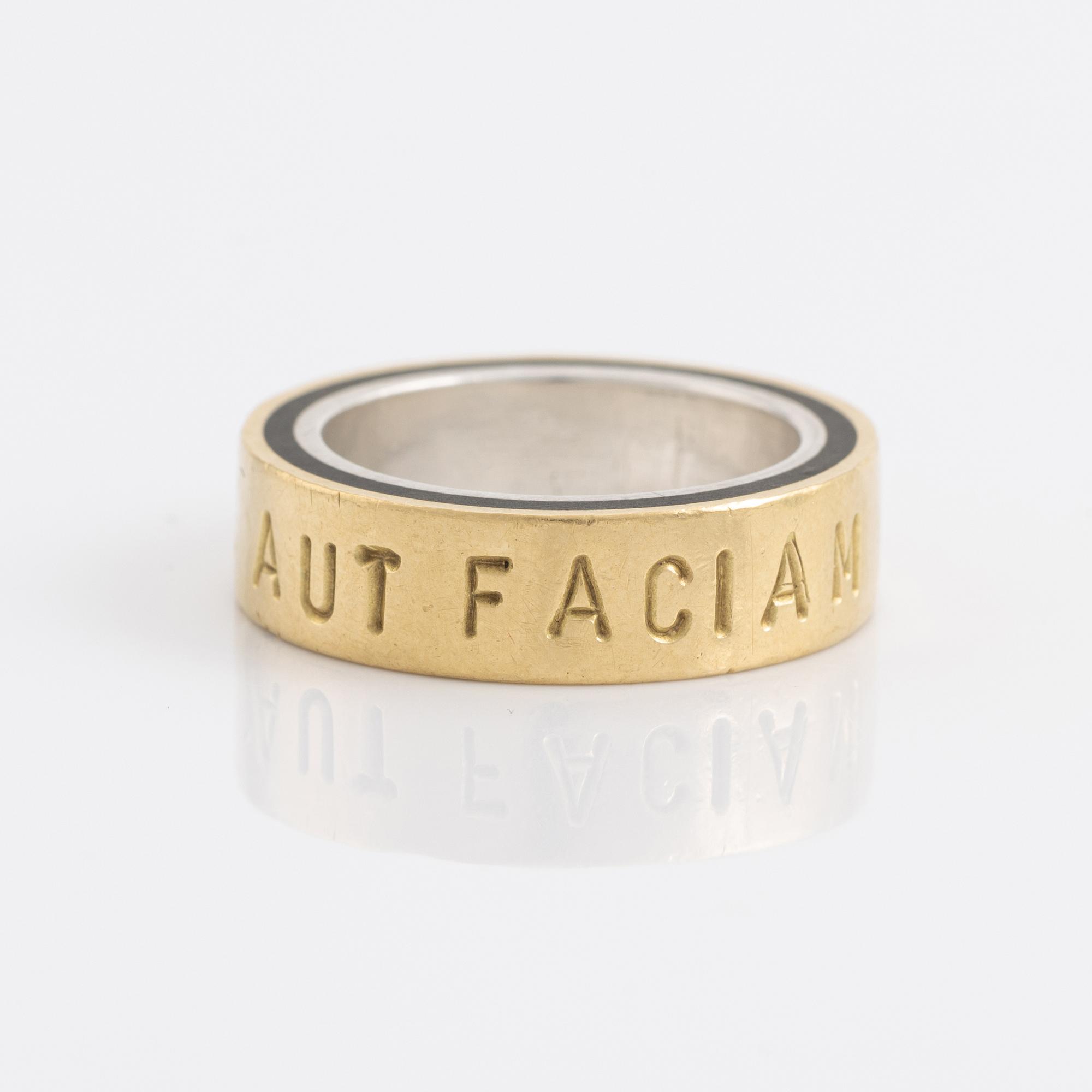 Elmqvist & Roll, sterling silver, bakelite , 18K guld.