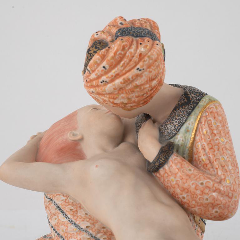 Gerhard Henning, a porcelain figurine, 'Eventyr III', Royal Copenhagen, Denmark.