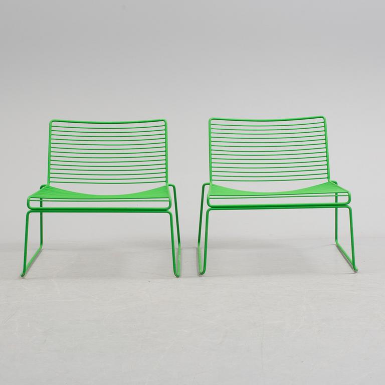HEE WELLING, a pair of 'Hee Lounge Chairs', HAY, 21st Century.
