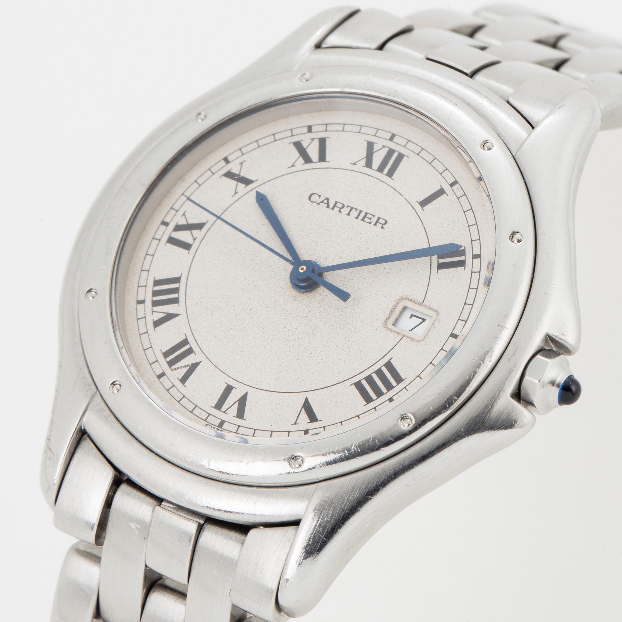 CARTIER, Cougar, wristwatch, 32.5 mm.