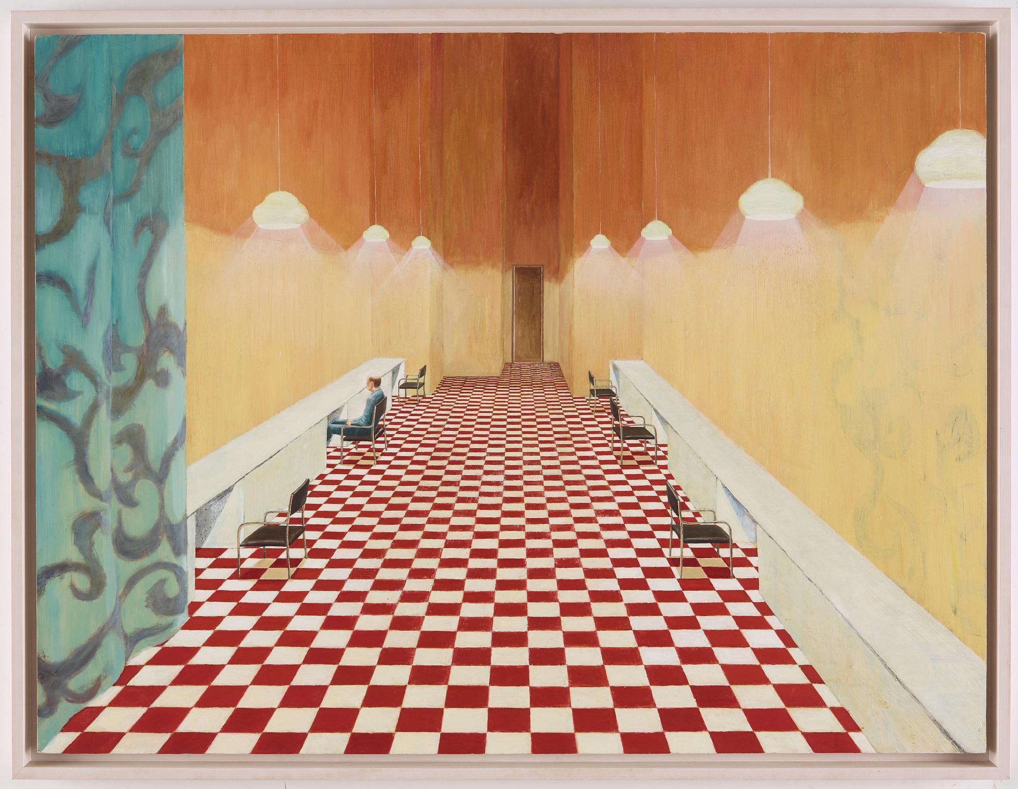 YLVA CEDER, oil on panel signed on verso.