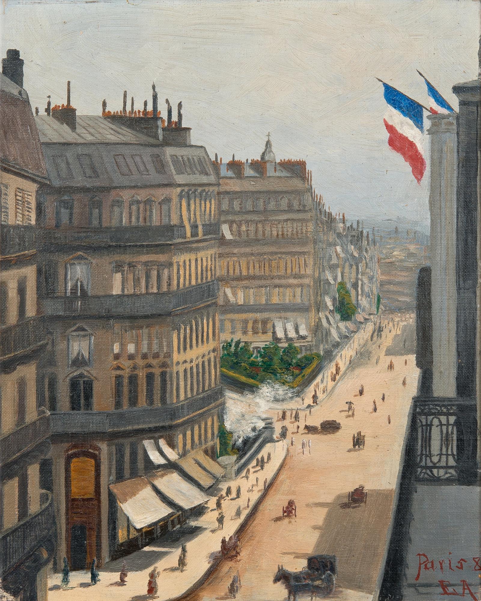 Elin Alfhild Nordlund, GATUVY FRÅN PARIS.