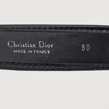 Christian Dior, väskor, 2 st samt ett skärp. Vintage.