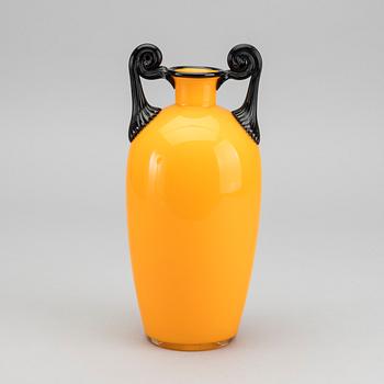 MICHAEL POWOLNY, a Tango glass vase around 1910.