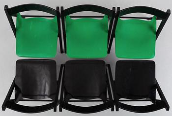 HANS J WEGNER, 6+3+1 stolar "Politiken", Getama, Danmark.