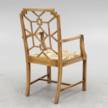 An Art Deco chair, 1920s.