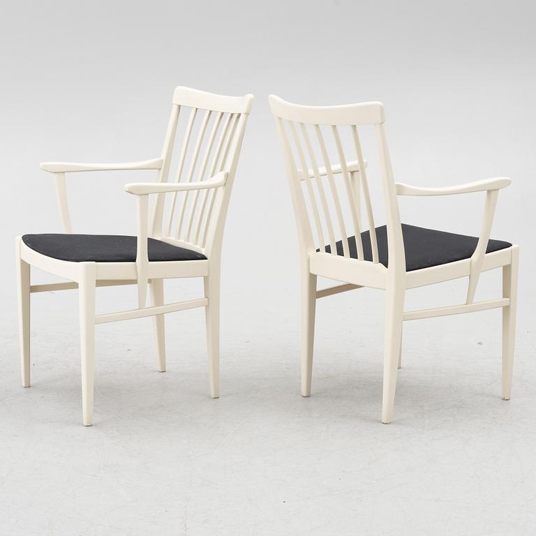 Carl Malmsten, chairs, 8 pcs, "Herrgården", Bodafors.