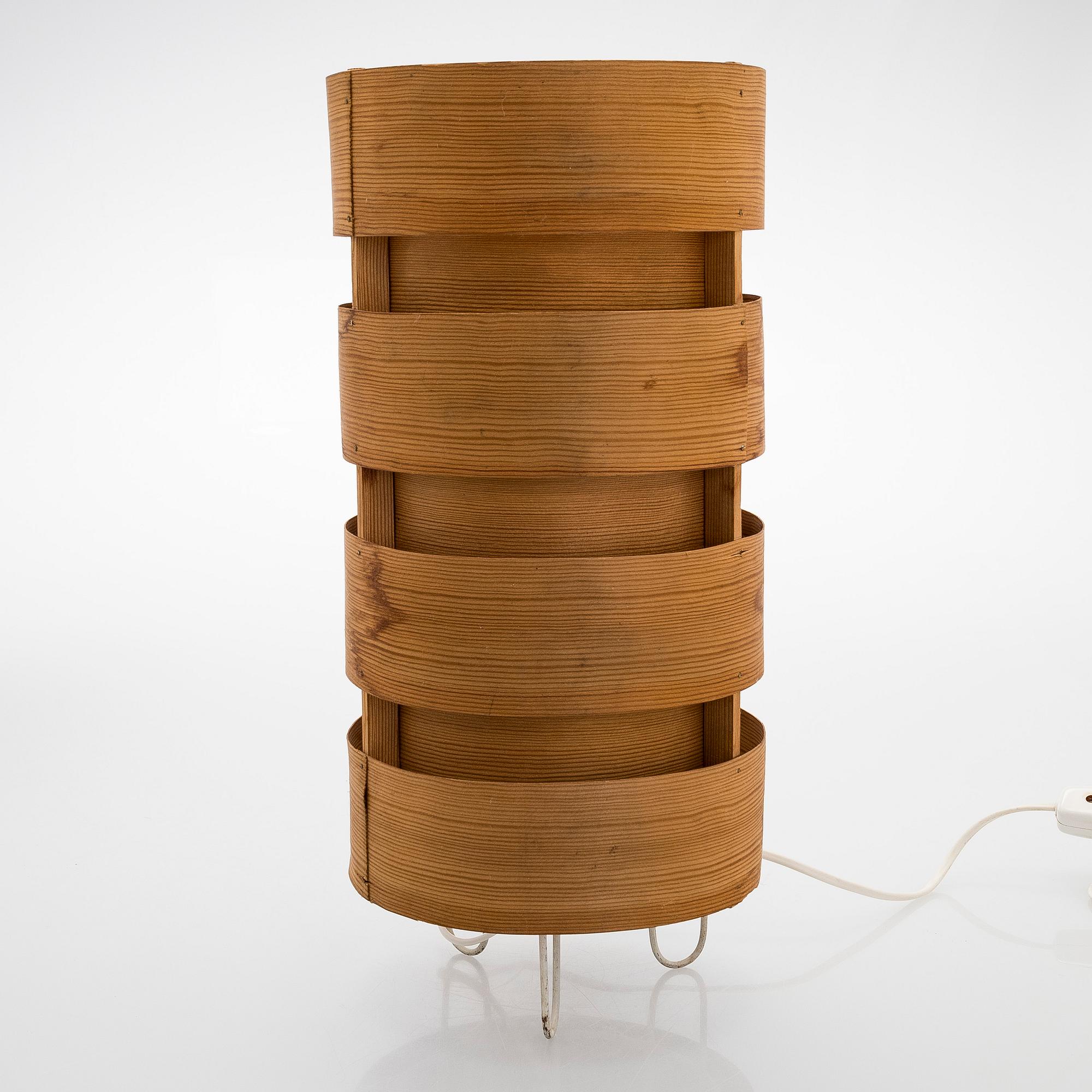 Hans-Agne Jakobsson, pöytävalaisin Ellysett AB, 1960-luku.