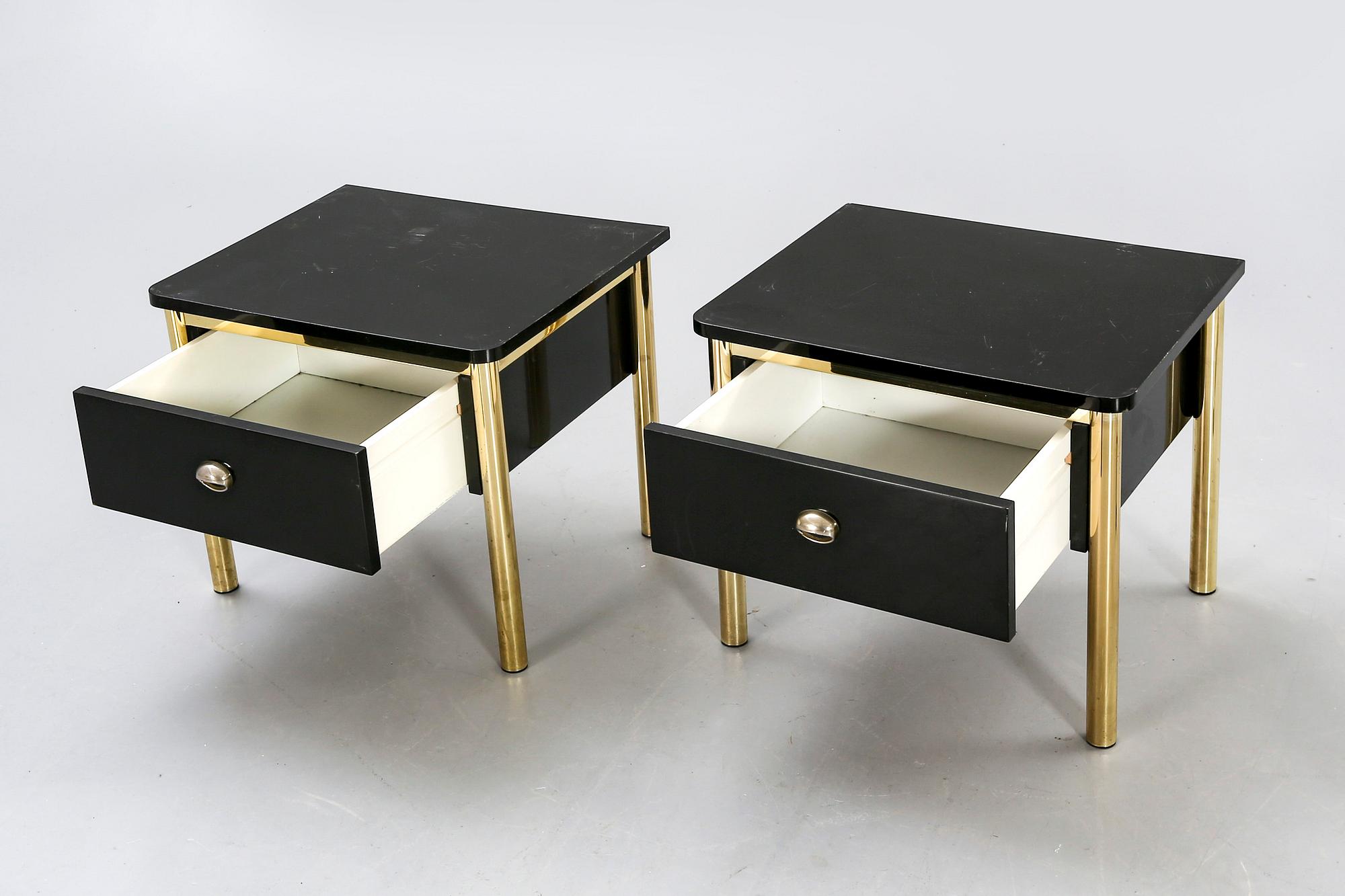 Bedside table, a couple, 1960s-70s.