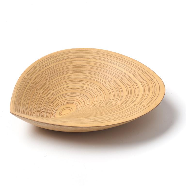 Tapio Wirkkala, a laminated birch plywood dish, Finland 1950's.