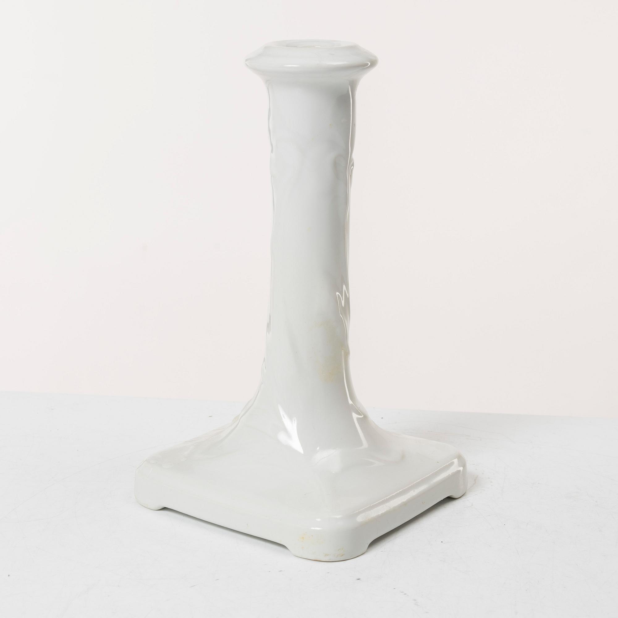 Gustavsberg, ljusstakar, 8 st, jugendstil, 1900-talets andra hälft.