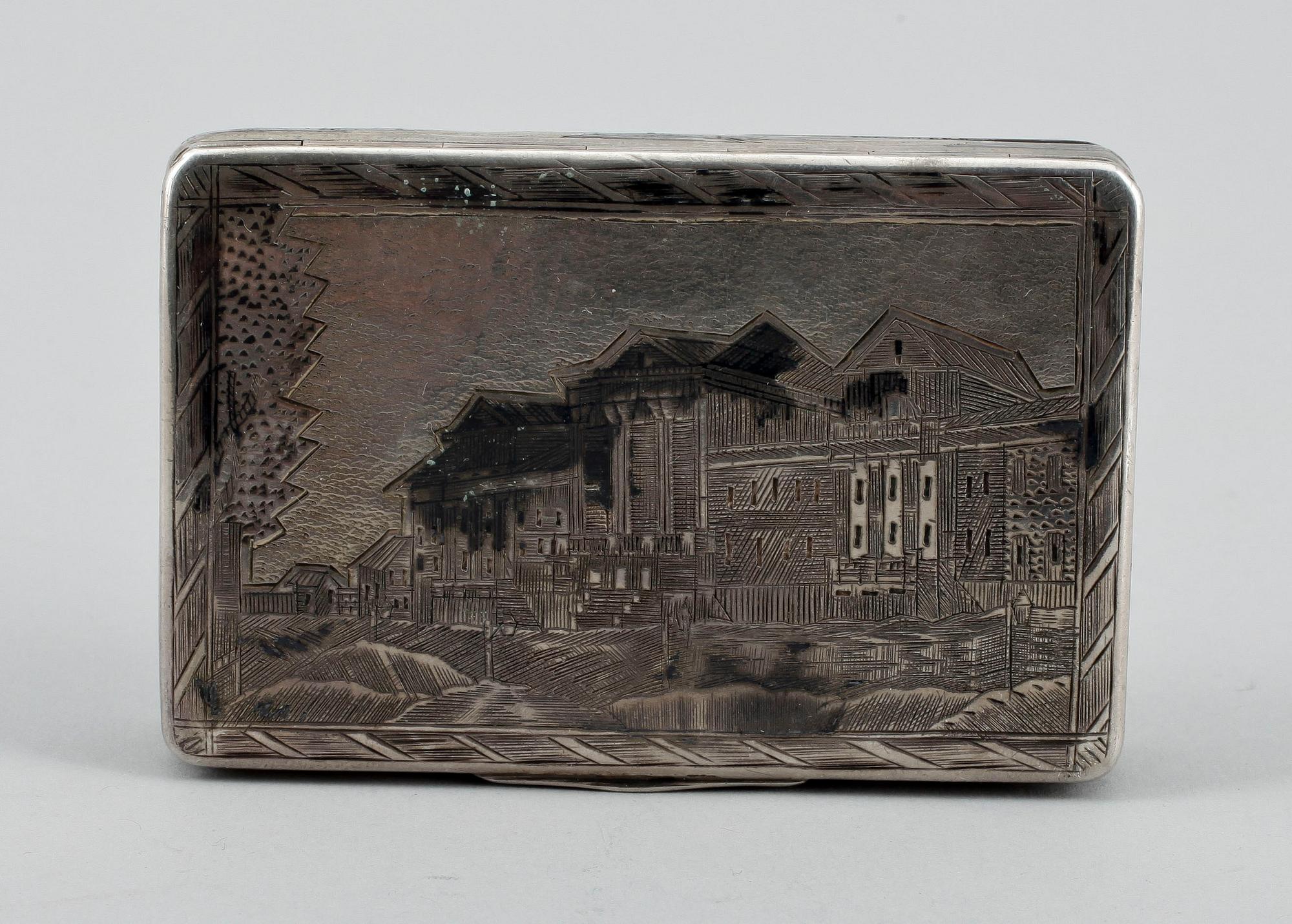 DOSA, silver, sannolikt Moskva, Ryssland, 1835. Vikt 103 g.