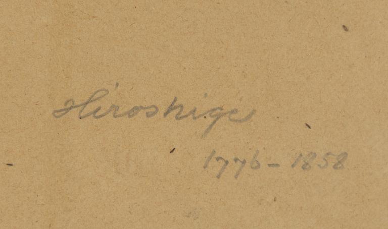 Utagawa Hiroshige I, "Iga Povince: Ueno".