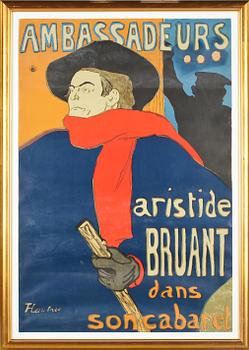 AFFISCH, Henri Toulouse-Lautrec, 1900-tal.