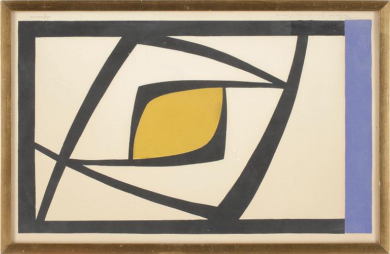 PIERRE OLOFSSON, färglitografi, signerad.