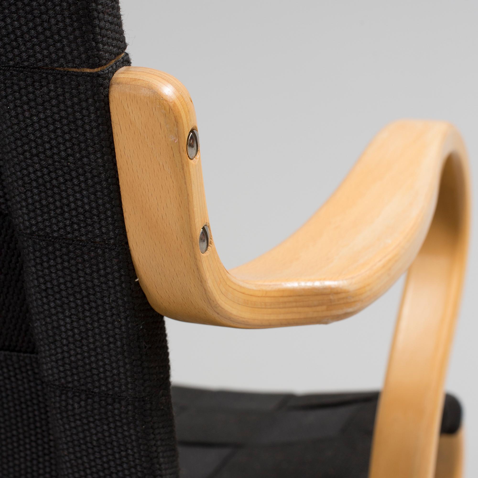 A "Eva" easy chair by Bruno Mathsson, Mathsson International.