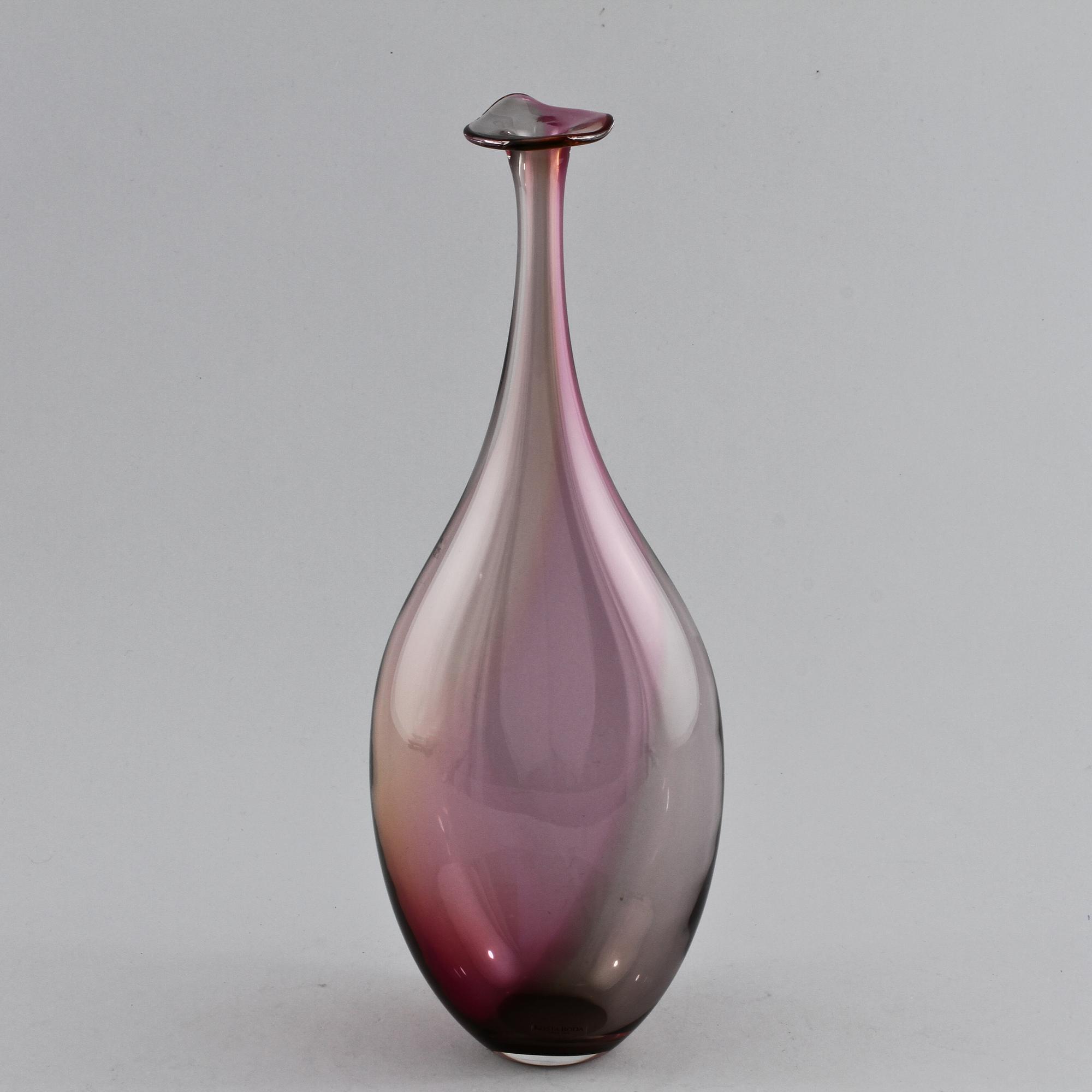 VAS, glas, Kjell Engman, Kosta Boda, 1900-talets andra hälft.