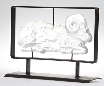 VAS samt RELIEF, glas, Bertil Vallien samt Erik Höglund, Kosta Boda.